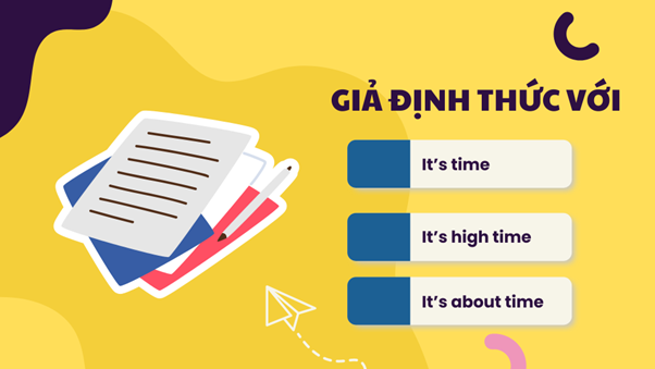 Câu giả định với It’s time, It’s high time, It’s about time, The time is right/ripe